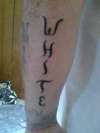 White tattoo