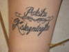 Wifes 1st tattoo