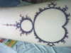first tattoo, Mandelbrot Fractal tattoo
