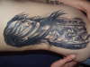 geisha with dragon tattoo