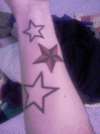 my 3 stars (cell pic) tattoo