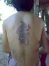 my staff's tattoo on the same day my 2nd tattoo12july2010