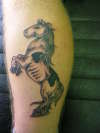 pi ball horse tattoo