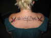 Alis Volat Propiis- She flies with her own wings tattoo