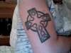 Celtic cross tattoo