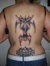 Demon Dragan Face tattoo