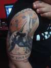 Front of Paul Simonon Tattoo