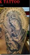Our Lady of pertual Help tattoo