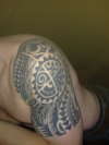 Polynesian Custom Arm tattoo