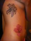 Side Piece not finished tattoo