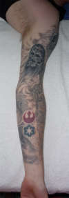 Star Wars Sleeve tattoo