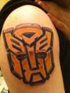 Transformers Autobot symbol tattoo
