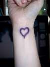 Wear my heart on my sleeve tattoo