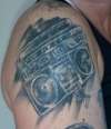 boombox tattoo