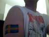 swedish flag tattoo