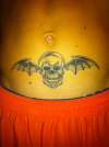 A7X deathbat tattoo