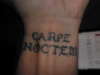 CARPE NOCTEM (seize the night) tattoo