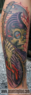 Grim Reaper tattoo