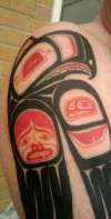 Haida Hawk tattoo