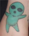 It's not a gingerbreadman! tattoo