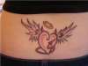 Lower back tattoo