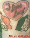 Lucy Heart and Characters tattoo