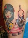 Mark Ryden Sleeve in progress tattoo