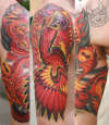 Phoenix Half tattoo