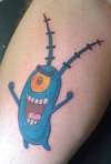 Sheldon J. PLANKTON tattoo
