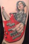 Tattoo By: Larry Brogan - Bass Player