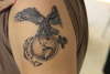 USMC,  Eagle, Globe and Anchor tattoo