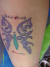 butterfly love tattoo