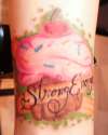 cupcake tattoo