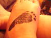 daughters footprint tattoo