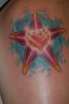 heartstar tattoo
