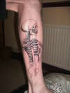 skeleton tattoo tattoo
