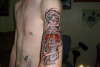 skull and cross tattoo