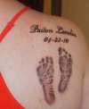 sons feet tattoo