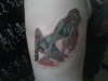 zombie pin up tattoo
