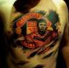 Manchester United 2010 tattoo