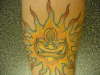 Sun God tattoo