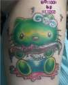 Zombie Hello Kitty tattoo