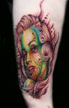 Zombie Marilyn Monroe tattoo