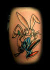 blink 182 bunny tattoo