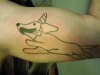 doggy tattoo