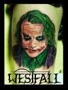 heath ledger joker Nic Westfall tattoo