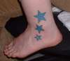 Stars on my ankles tattoo