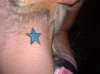 Neck Star tattoo