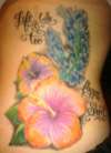 memorial tattoo for my mom on my ribs. tattoo