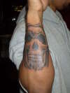 reaper skull tattoo